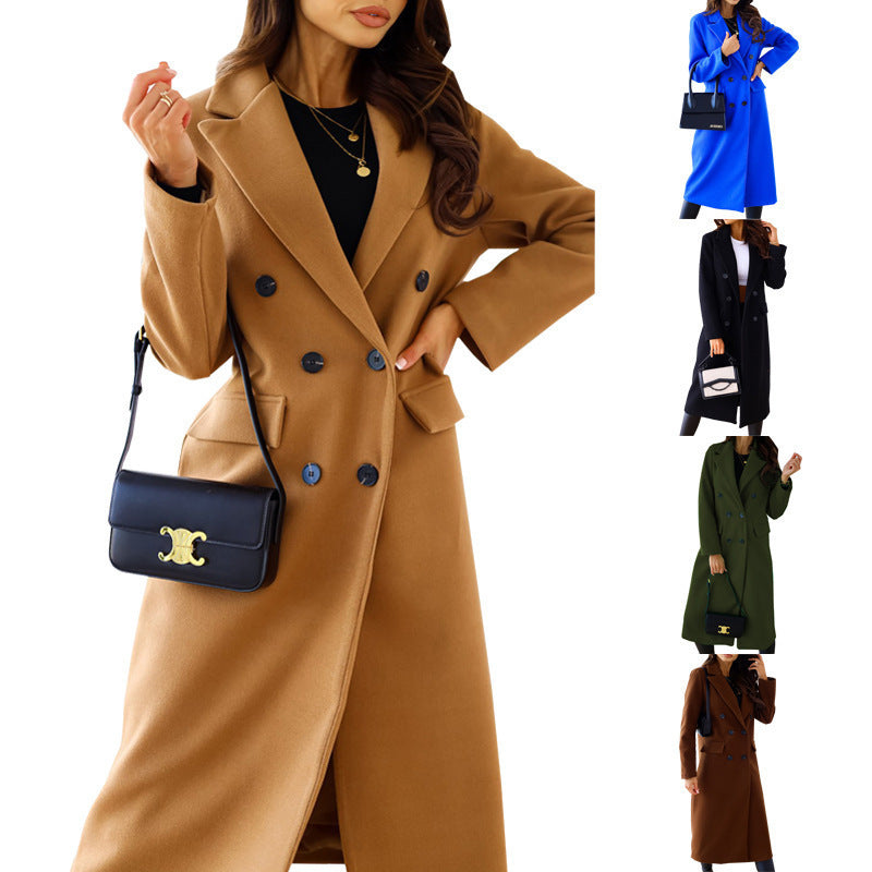 Éclat | Manteau Long Cobalt
