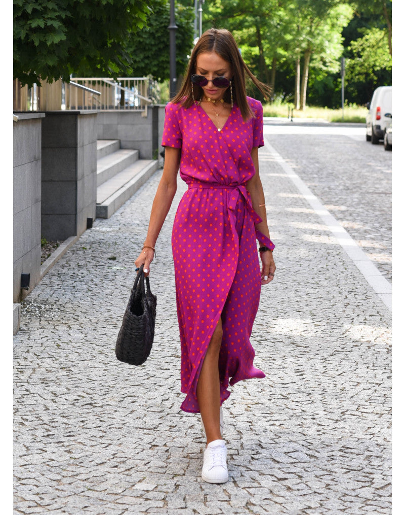Alizé® | Robe Portefeuille Fleurie Col V
