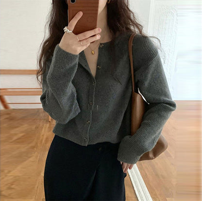 Céleste | Cardigan Maille Côtelée