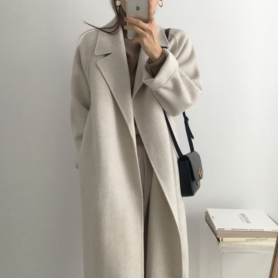 Aura | Manteau Long en Laine