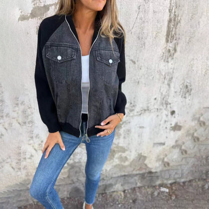 ANNANDA® | Veste Tendance en Denim Souple