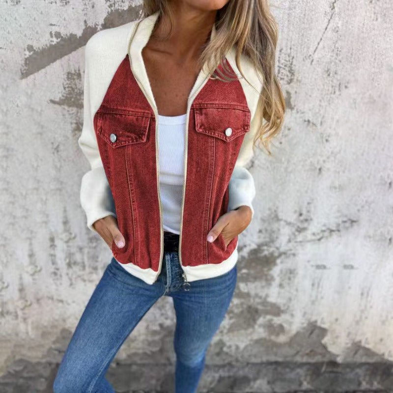 ANNANDA® | Veste Tendance en Denim Souple