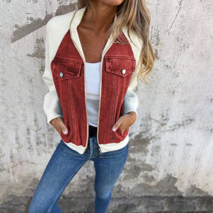 ANNANDA® | Veste Tendance en Denim Souple