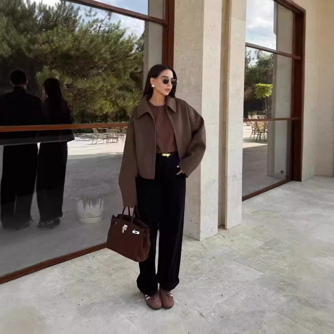 Athéna | Blouson Laine Zippé