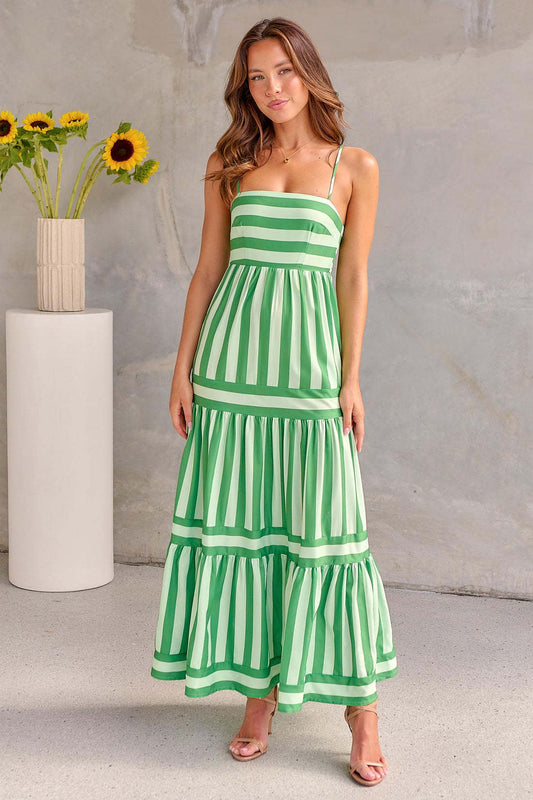 Biarritz® | Robe Maxi Longue Rayée