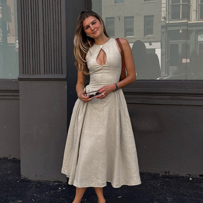 Audrey® | Robe Élégante Sans Manches