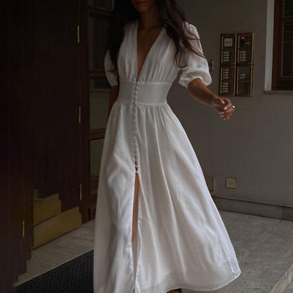 Ava® | Robe Longue Fendue