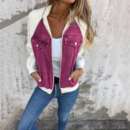 ANNANDA® | Veste Tendance en Denim Souple