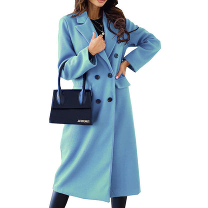 Éclat | Manteau Long Cobalt