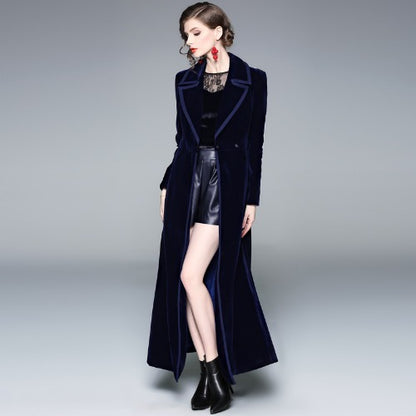 Majesté | Manteau Long Velours