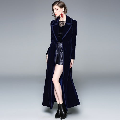 Majesté | Manteau Long Velours
