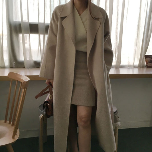 Aura | Manteau Long en Laine
