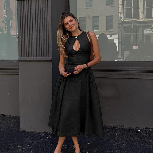 Audrey® | Robe Élégante Sans Manches