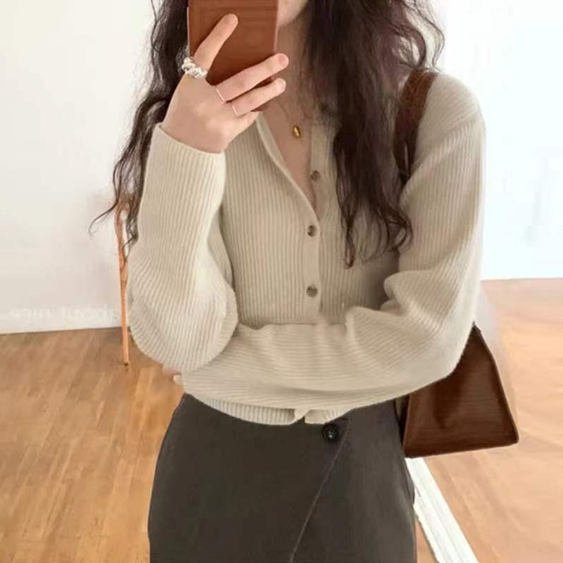 Céleste | Cardigan Maille Côtelée