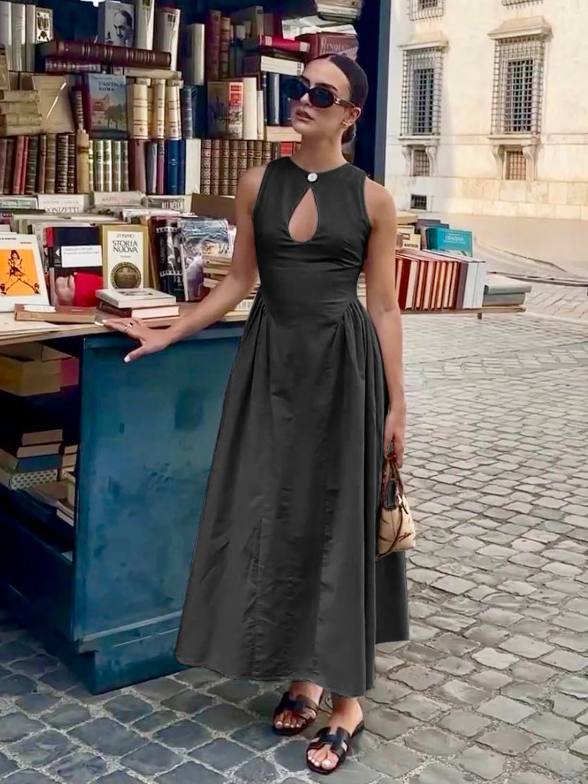 Audrey® | Robe Élégante Sans Manches