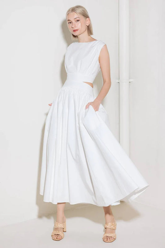 Gala® | Robe Longue Plissée Dos Nu