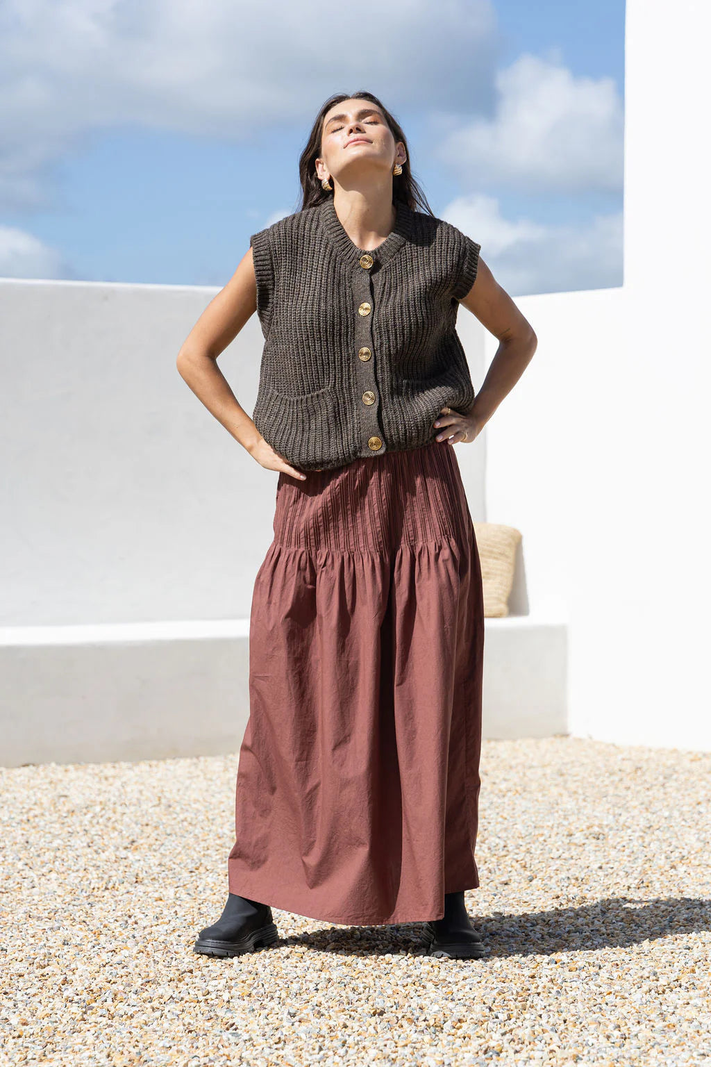 Chloe® | Gilet Tricoté Femme