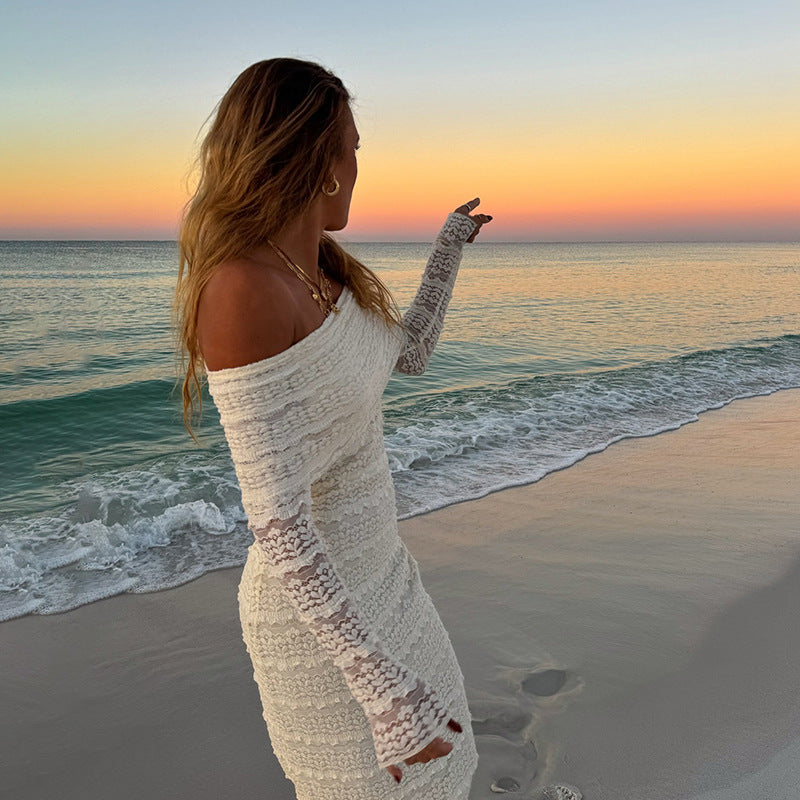 Monaco® | Robe Sirène à Col Bardot