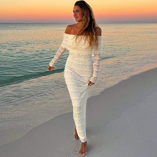 Monaco® | Robe Sirène à Col Bardot