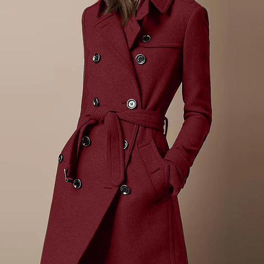 Automne | Manteau Ceinturé Élégant