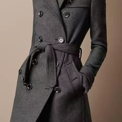 Automne | Manteau Ceinturé Élégant