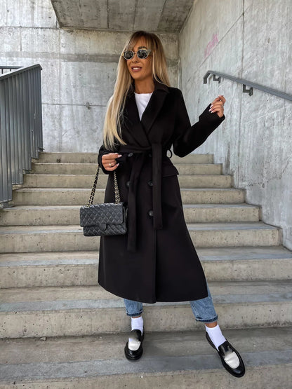 Eléonore® | Pardessus Double Boutonnage