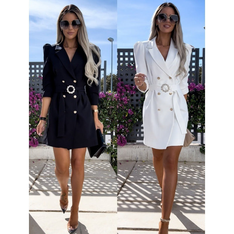 Lilas | Robe Blazer Ceinturée