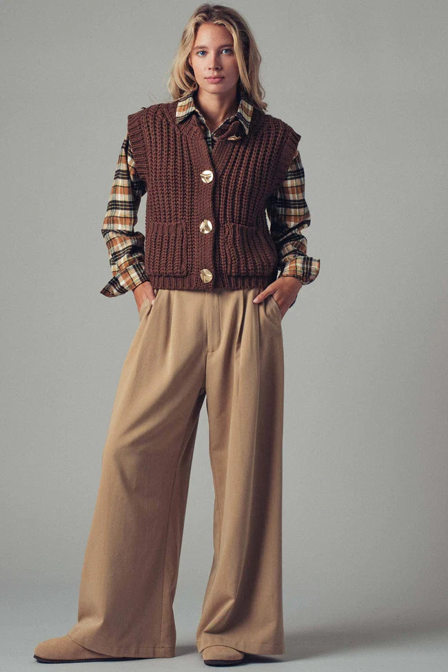 Chloe® | Gilet Tricoté Femme