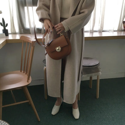 Aura | Manteau Long en Laine