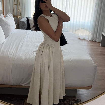 Audrey® | Robe Élégante Sans Manches