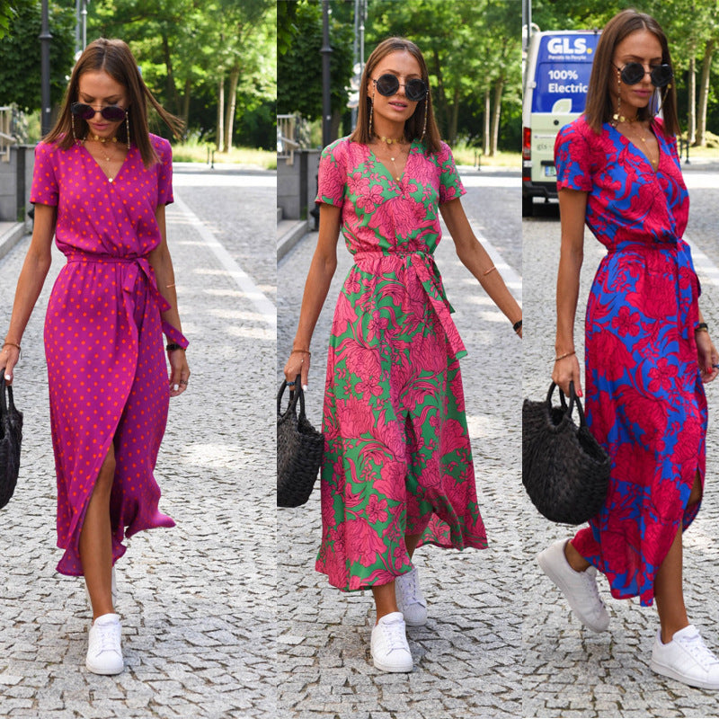 Alizé® | Robe Portefeuille Fleurie Col V