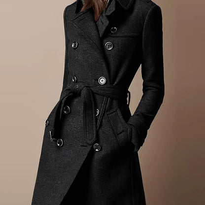 Automne | Manteau Ceinturé Élégant