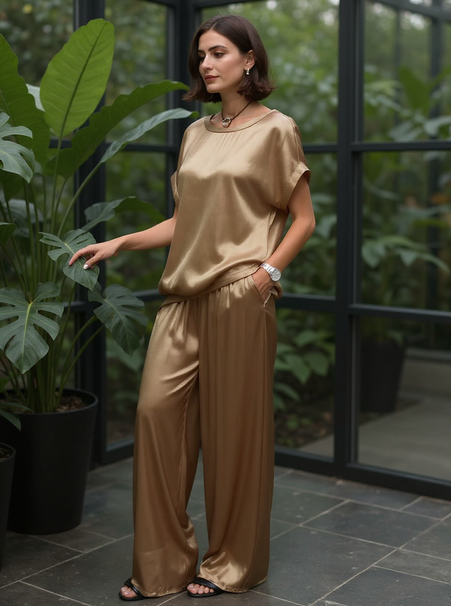 Seraphina® | Ensemble Palazzo Satiné