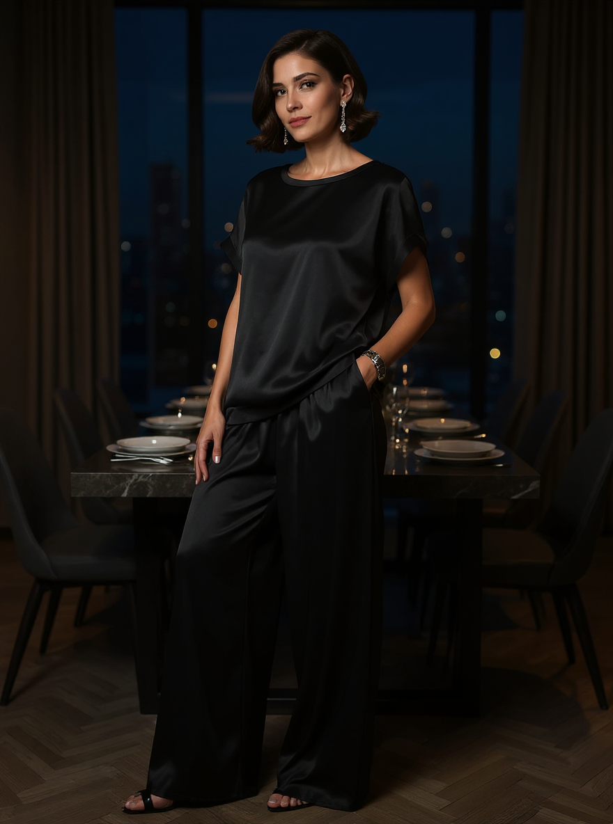 Seraphina® | Ensemble Palazzo Satiné