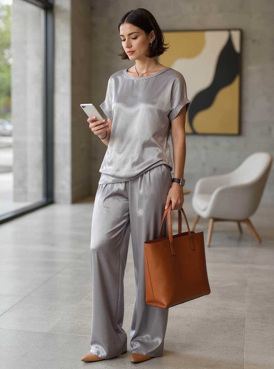 Seraphina® | Ensemble Palazzo Satiné