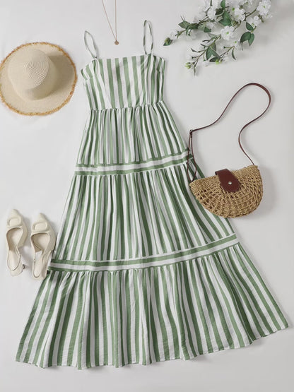 Biarritz® | Robe Maxi Longue Rayée